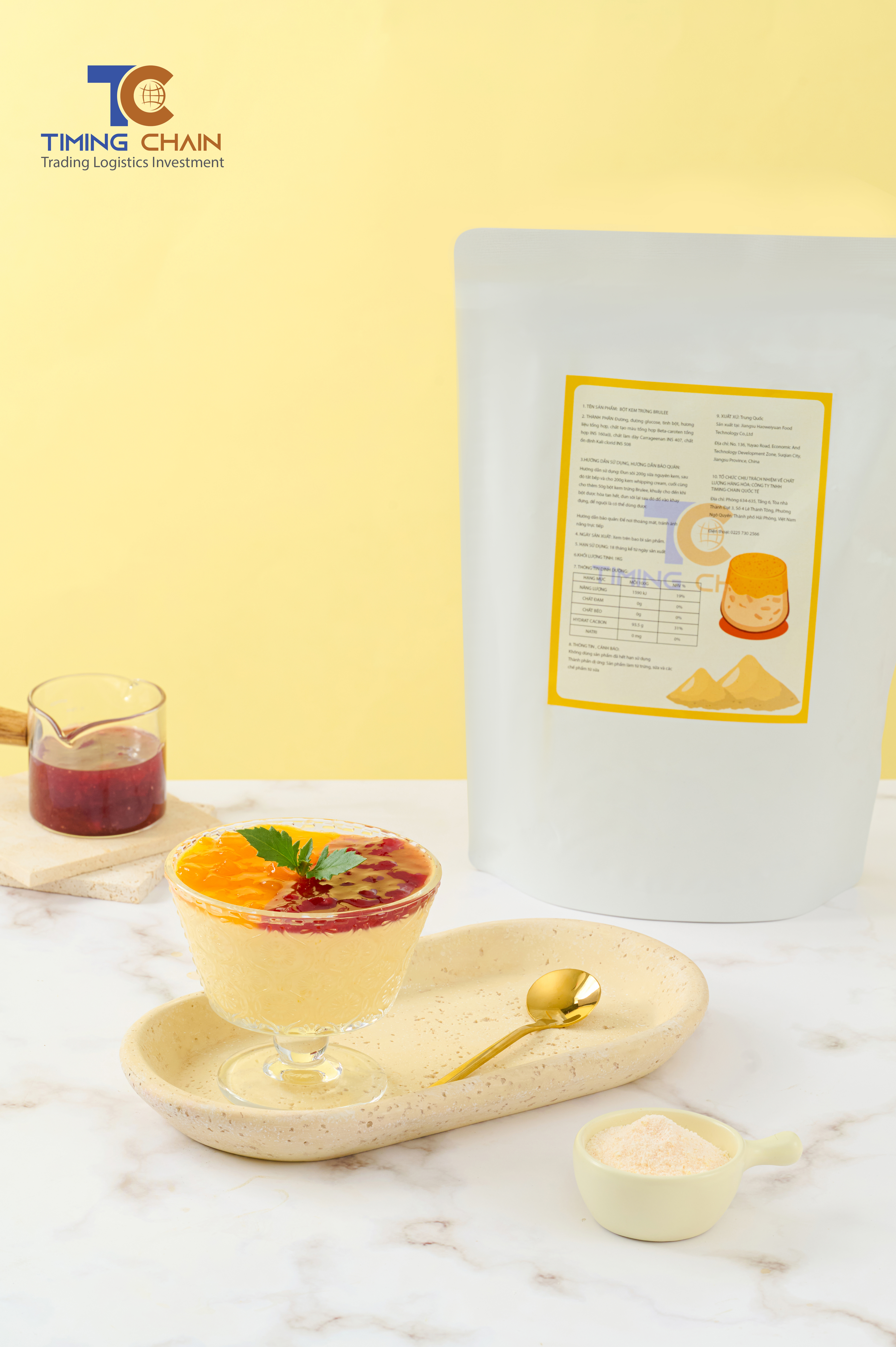 Bột brûlée trộn sẵn