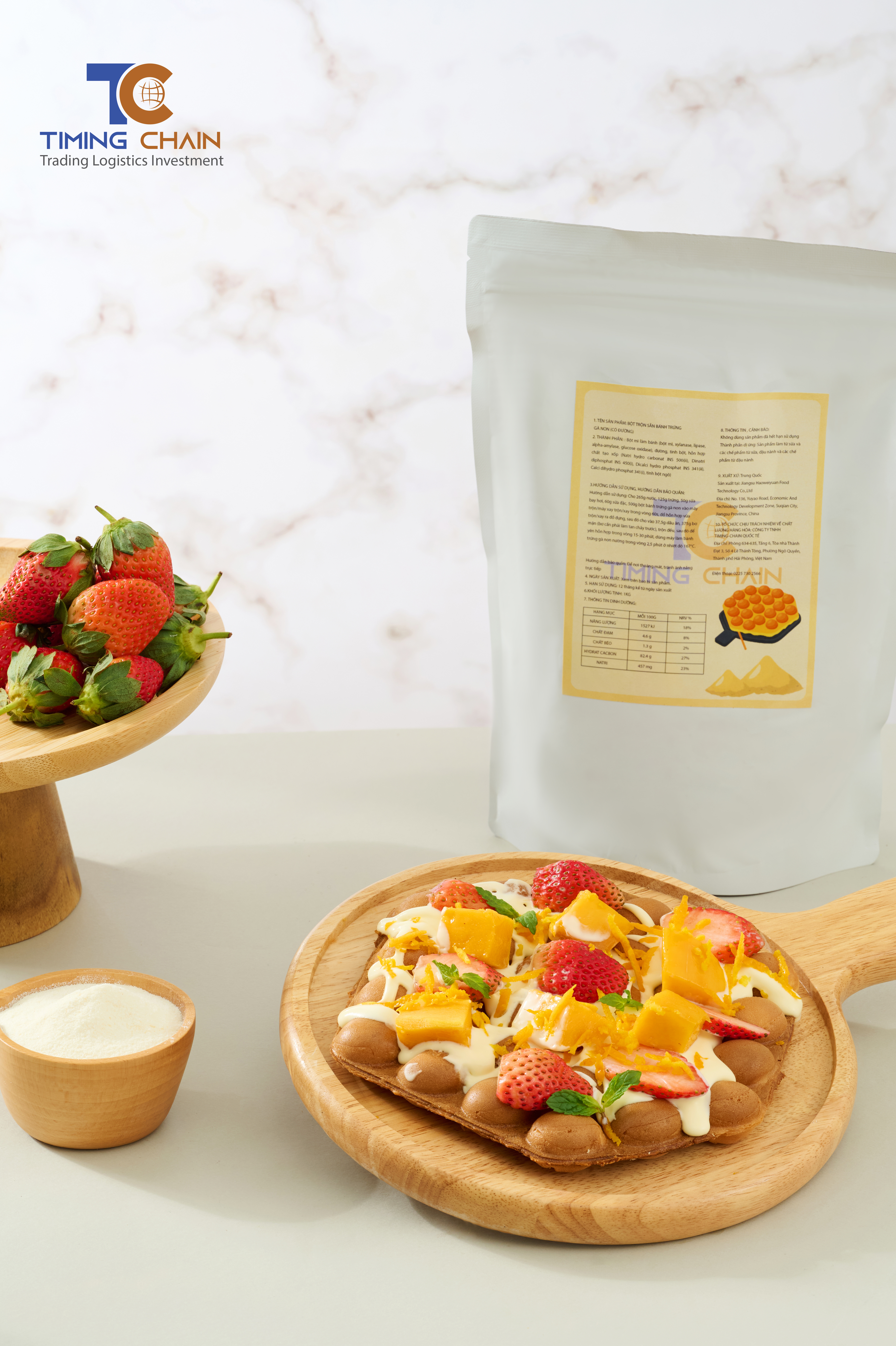 Bột bánh trứng gà non trộn sẵn