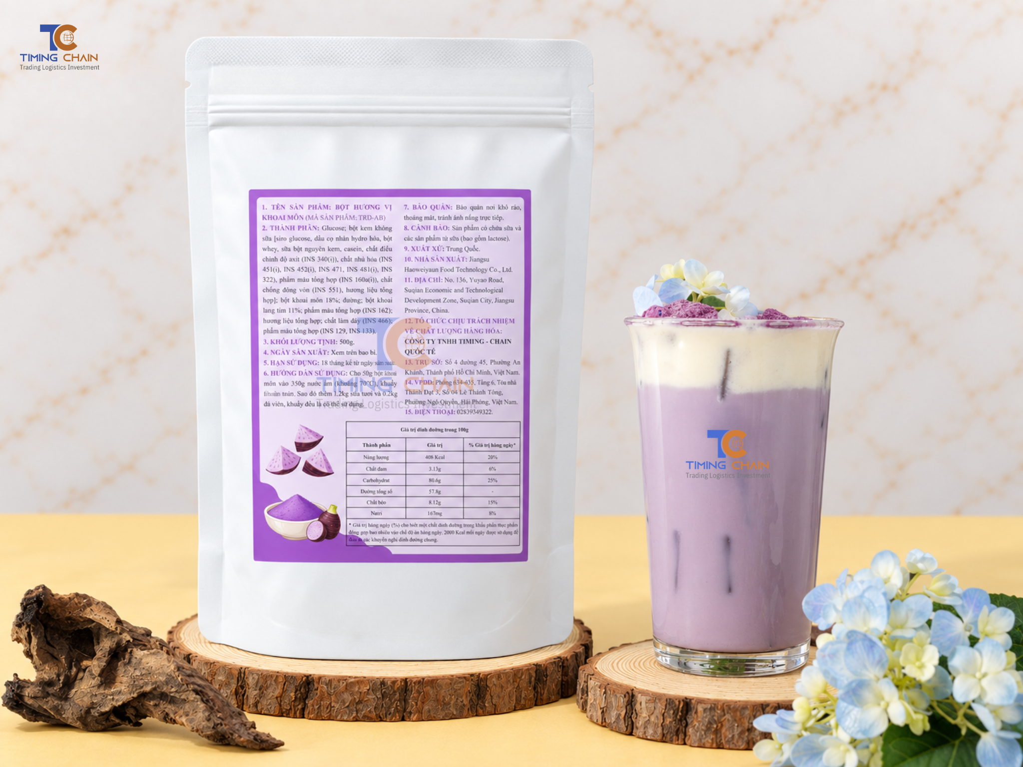 Bột hương vị khoai môn