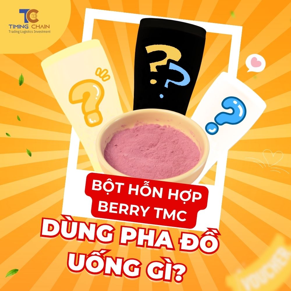 Bột Hỗn Hợp Berry TMC Dùng Pha Đồ Uống Gì?
