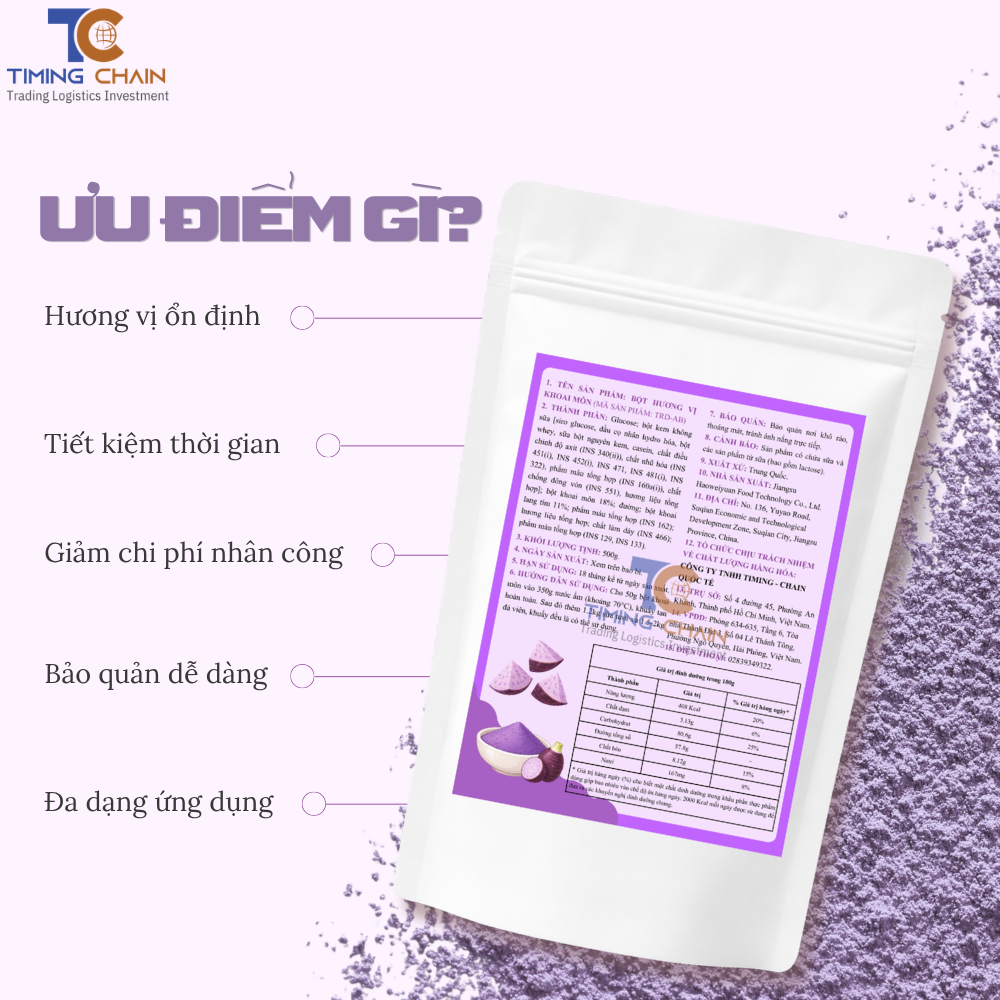 Bột khoai môn pha trà sữa có ưu điểm gì?