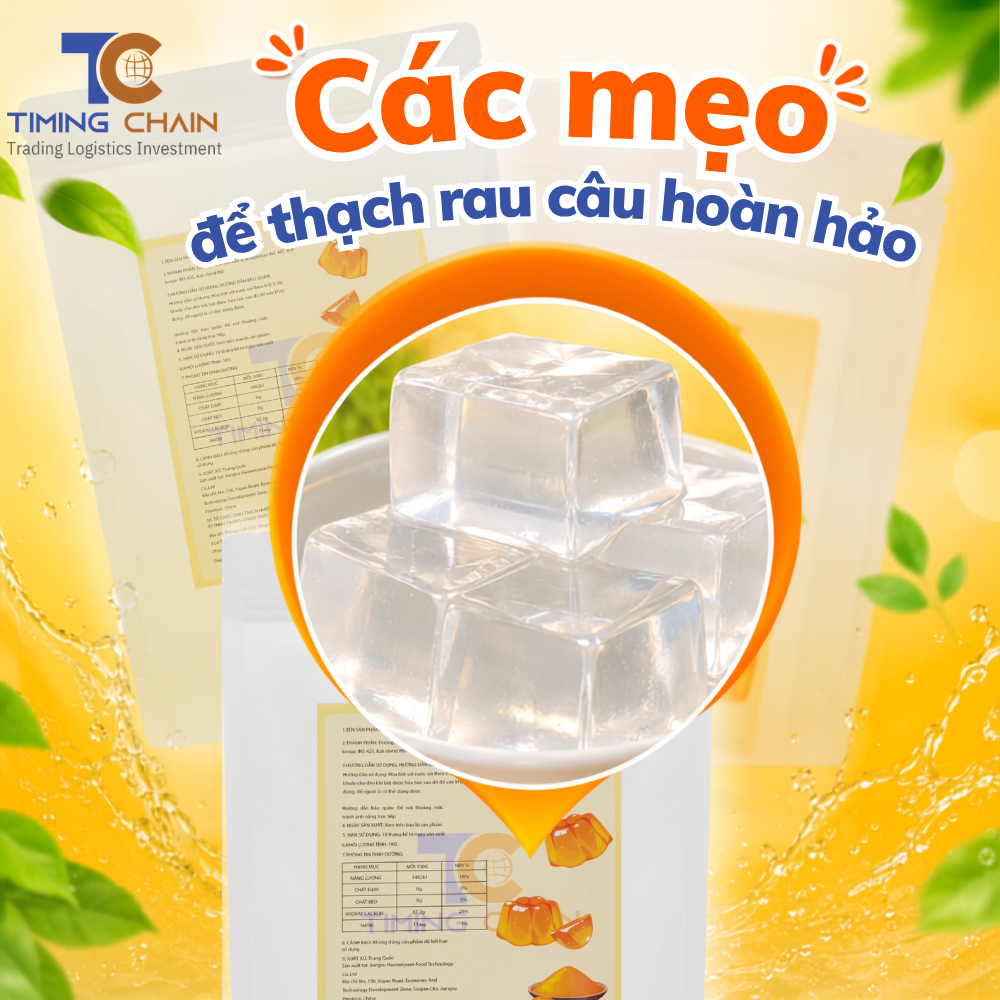 Các mẹo để thạch rau câu hoàn hảo