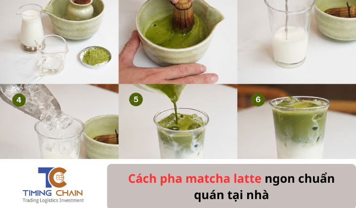 Cách pha matcha latte ngon chuẩn quán tại nhà