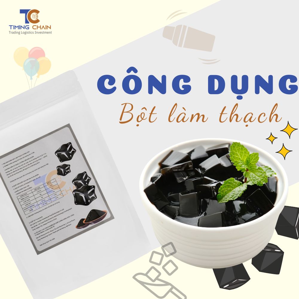 Công dụng của bột làm thạch