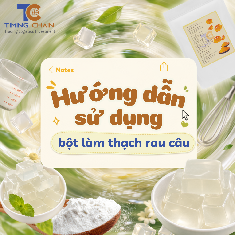 Hướng dẫn sử dụng bột làm thạch rau câu