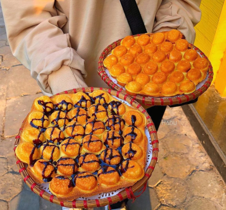 Bột bánh trứng gà non đường nâu