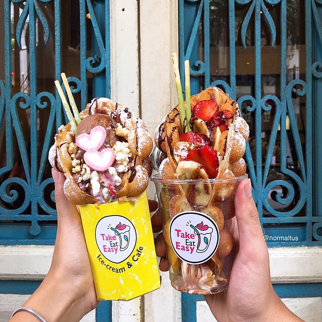 Bột bánh trứng gà non quả óc chó gạo đen trộn sẵn