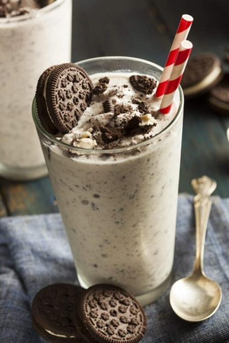 Vanilla powder ice blended