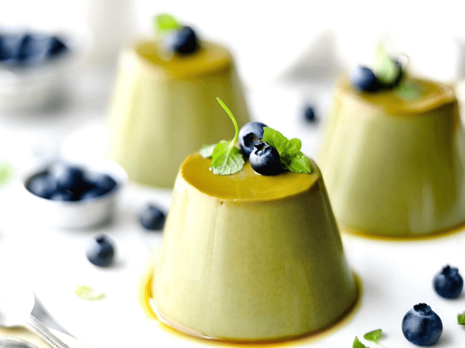 Bột brûlée vị matcha trộn sẵn