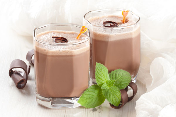 Chocolate smoothie powder