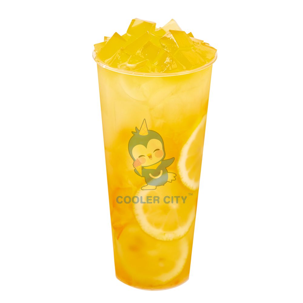 Golden grapefruit tea powder