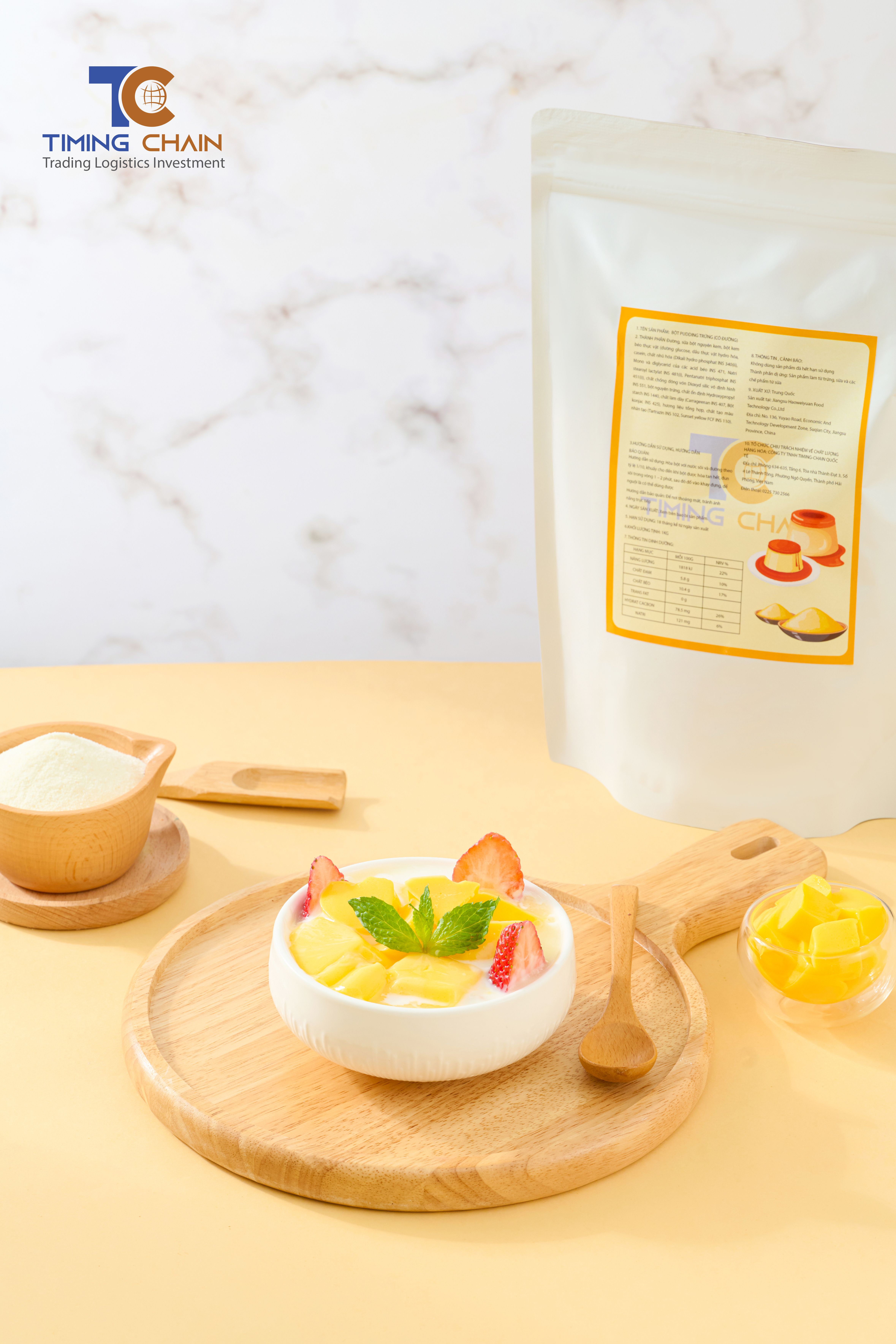 Bột pudding trứng